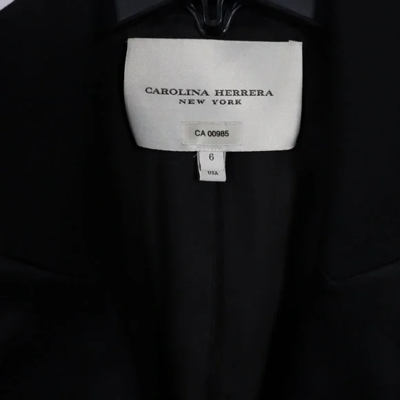 Carolina Herrera Black Women's Blazer - Picture 3 of 11
